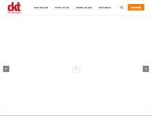 Tablet Screenshot of dktinternational.org